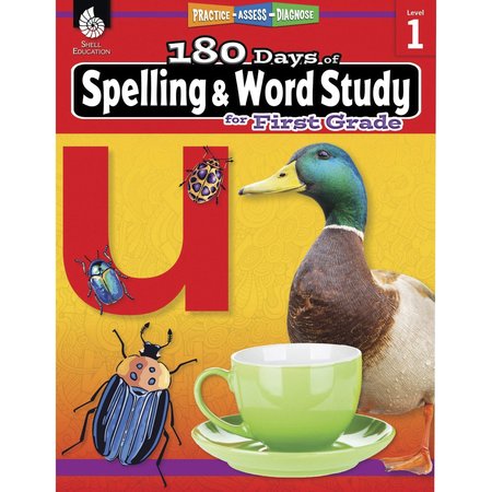 Shell Education 180 Days of Spelling and Word Study for First Grade 28629